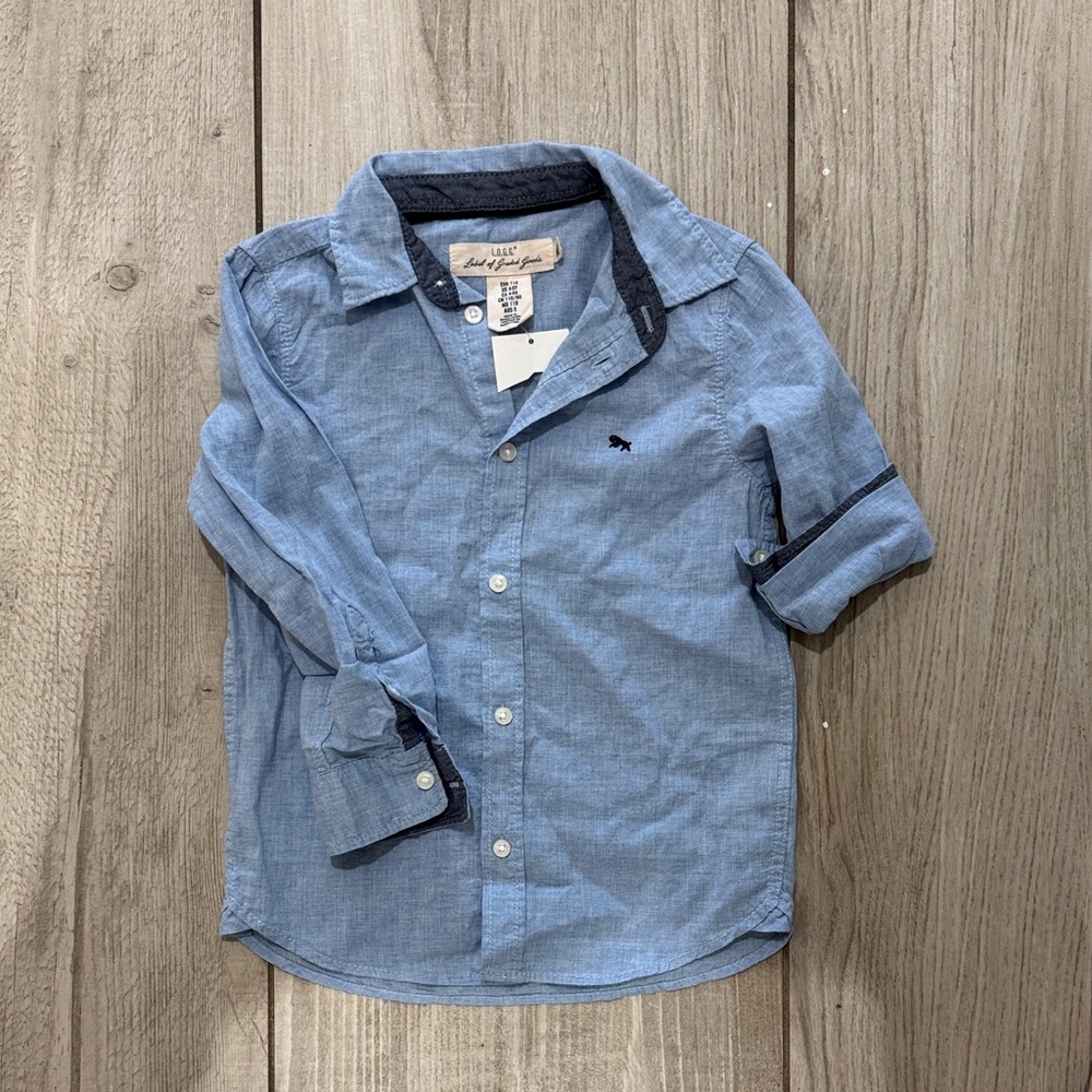 H&M Blue Kids Button Down Shirt